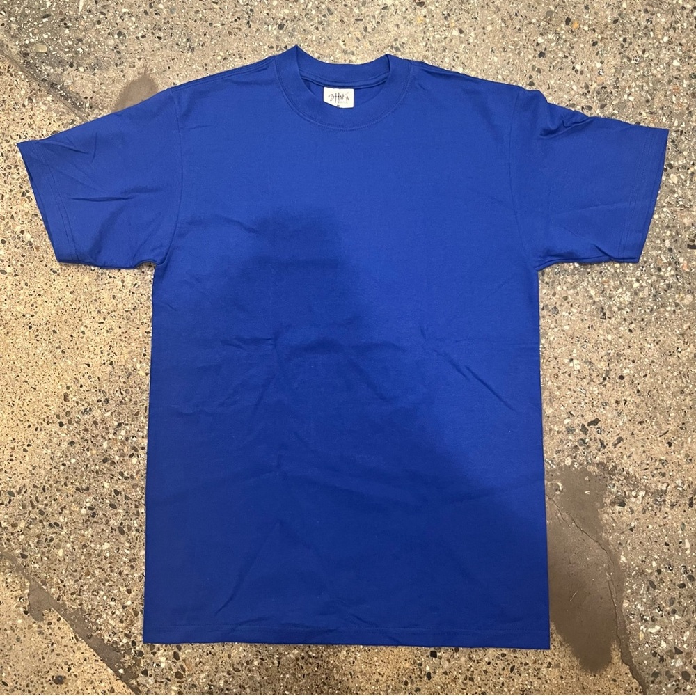 SuperMAXHeavy Shakawear Short Sleeve Crewneck Tee Size Medium Blue